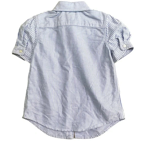 Girls Ralph Lauren Short Sleeve Oxford Shirt - Picture 9 of 12